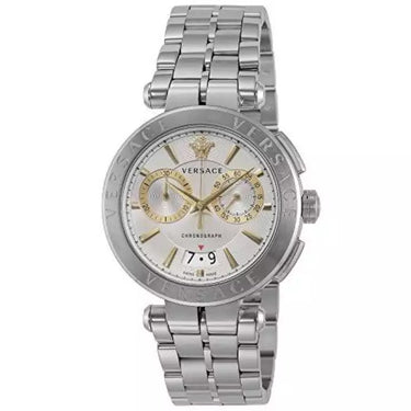 Versace Aion Chronograph Herrenuhr Silber 45mm VE1D009 19